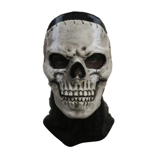 Spøgelsesansigtsmaske Latexmaske Halloween-maske Cosplay Spøgelse fra Call of Duty Karnevalsmaske
