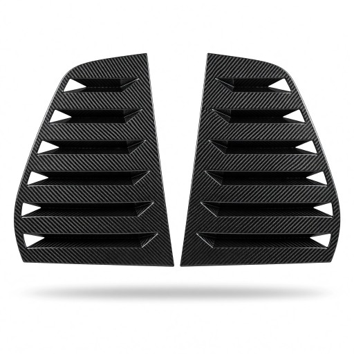Spoilere pentru feronerie laterală din spate VW Golf 5, pereche stânga și dreapta, jaluzele pentru geamul din spate din ABS, aspect carbon, Golf MK5 5