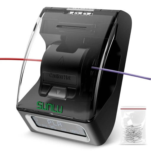 Spojovací nástroj pro filament 1,75 mm Rychlé svařování vláken s 200 ks teplu odolných PTFE vložek pro plynulé 3D tisknutí