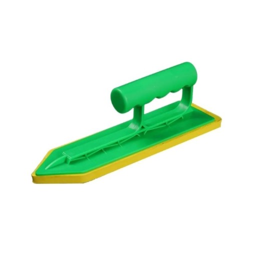 Sponge Trowel til Fugemasse og Puds 22,9 × 6,2 × 1 cm Svamp til Fliser og Puds Plastværktøj Grøn-Gul til Fugearbejde