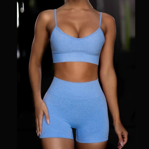 Sport crop top en shorts voor dames