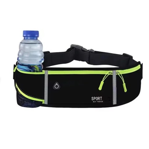 Sport-Laufgürteltasche mit Flaschenhalter wasserdichte Tasche Laufen Radfahren Fitness Joggen leicht angenehm zu tragen