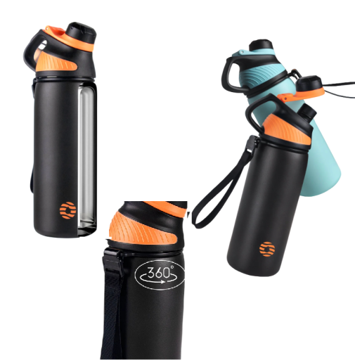 Sportliche Thermoskanne 800 ml mit magnetischem Deckel isolierte Flasche für Getränke 27 × 7,5 cm für Outdoor-Aktivitäten und den täglichen Gebrauch