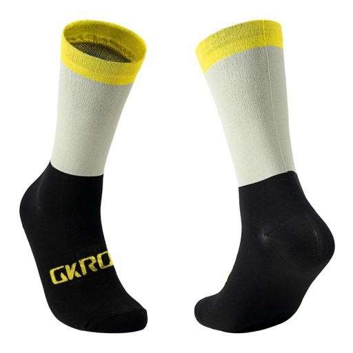 Sportskompressionssokker EUR 37-45 unisex udendørs skridsikre hurtigttørrende nylon elastik