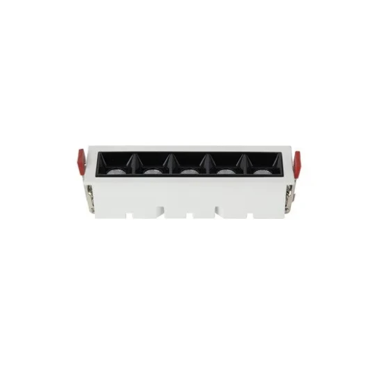 Spot LED liniar de tavan 10W alb cald 3000K iluminare încastrată 151 mm pentru hol