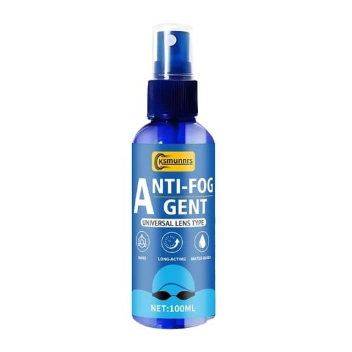 Spray anti-vaho 100 ml solución transparente anti-fog sin productos químicos peligrosos + paño para gafas de natación para una visión clara