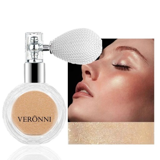 Spray illuminant scintillant 69 x 38 x 75 mm Illuminateur cosmétique en spray pour le visage et le corps Éclat subtil et effet lumineux