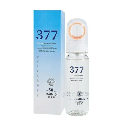 Spray solaire SPF 50+ pour le visage, le corps et le cou, protection contre les UVA et UVB, hydratant, anti-rides, pour peaux sensibles, pour un usage quotidien et en extérieur
