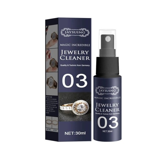 Sprej czyszczący do biżuterii 30 ml płynny środek czyszczący do złota, diamentów i biżuterii, płynny preparat do czyszczenia pierścionków