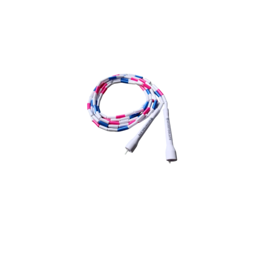 Springseil 115 g mit harten farbigen Stücken und 3 mm Nylonkern 2,9 m Sprunghilfe für Fitnesstraining und schnelle Sprünge