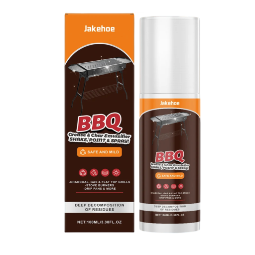 Środek czyszczący w sprayu do grillów, piekarników i kuchenek, usuwacz przypaleń i tłuszczu, 100 ml, odtłuszczacz do rusztów, palników i blach ociekowych