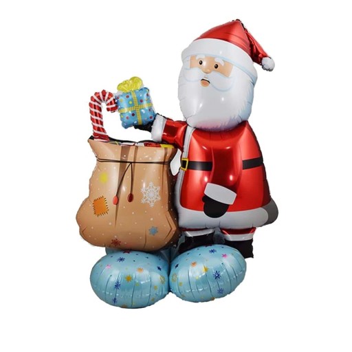 Stående juleballon julemanden