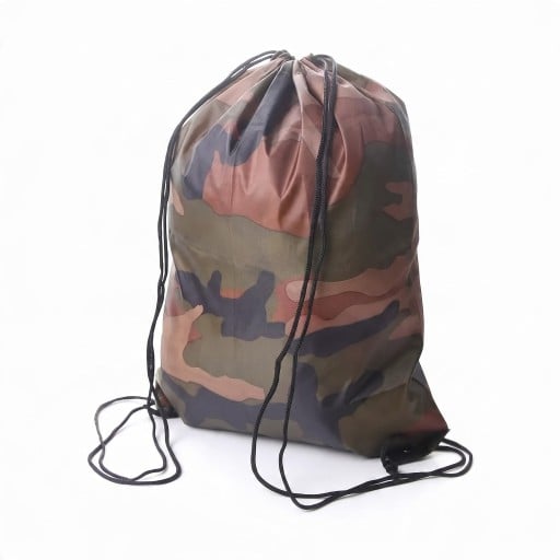 Stahovací vak na záda 43 x 34 cm Maskáčový batoh so šnúrkami z oxfordu Ľahký športový pytel Unisex Na posilovňu výlety aj cestovanie