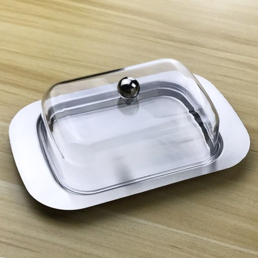 Stainless Steel Butter Dish C138