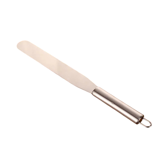 Stainless Steel Pastry Spatula for Cream Icing on Cakes Flat Spatula 23 cm Stainless Steel Cake Decorating Tool Pastry Utensil