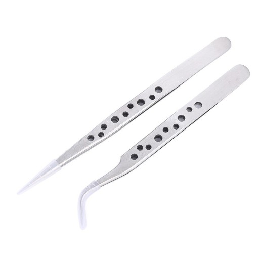 Stainless Steel Tweezers 2 pcs