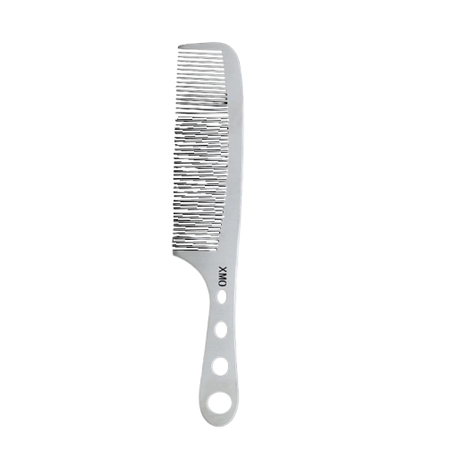 Stålfrisørkam Metalskærekam 17,7 cm Barberskæreværktøj Frisørværktøj