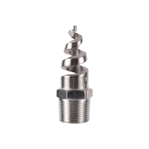 Stalowa spiralna dysza 1" 32,5 mm 316L z zewnętrznym gwintem przeciw zatykania szeroki rozprysk do nawadniania