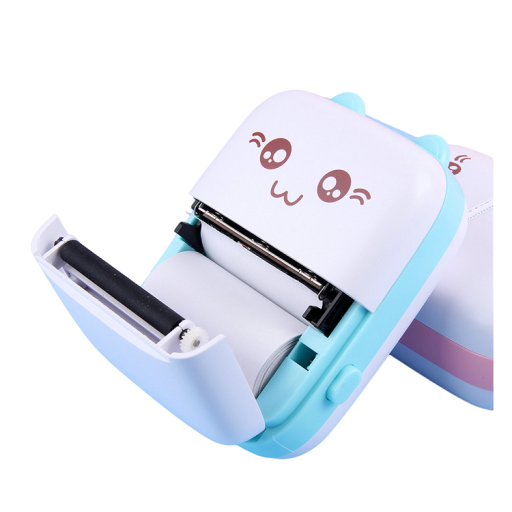 Stampante mini bluetooth portatile, stampa in bianco e nero, stampante termica per telefono cellulare