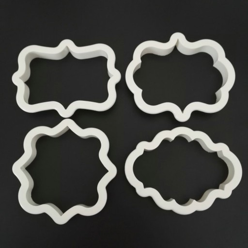 Stampini per biscotti in plastica - 4 pz