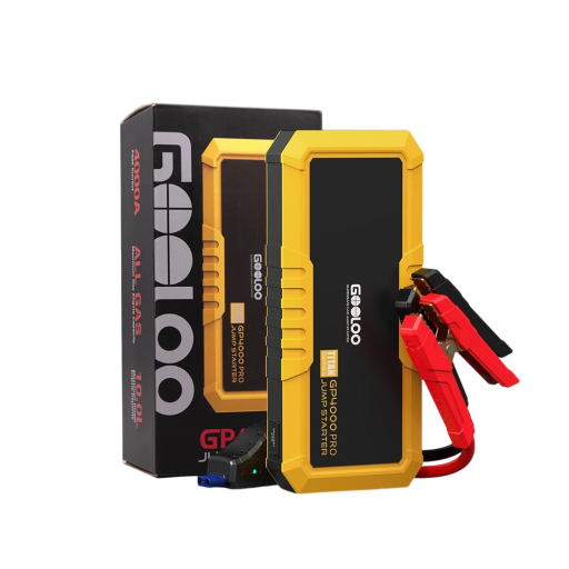 Startbatteri powerbank 4000A 26800 mAh 12V Bærbar starter til biler LED lommelygte Powerbank 15W Hurtig opladning