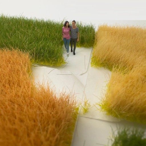 Static Grass 12 mm 85 x 60 mm Tearable Grass Mat Model Landscape Diorama