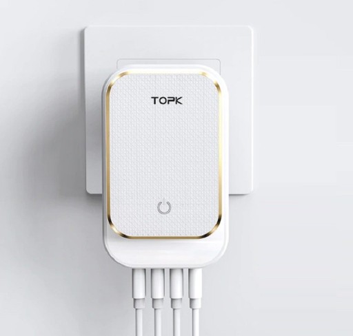 Station de charge EU / US 4 ports