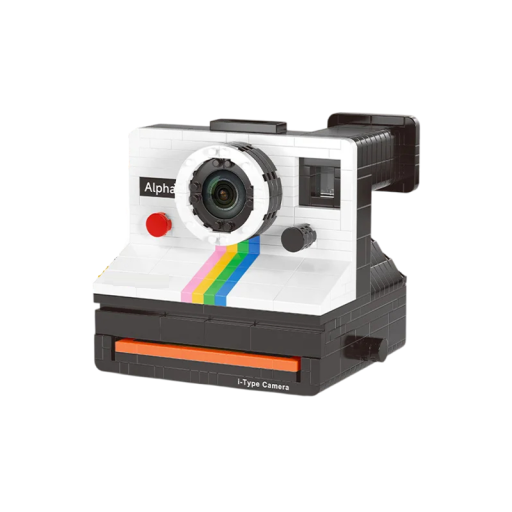 Stavebnica vintage fotoaparát na film 802 ks Retro model fotoaparátu Stavebnica pre deti i dospelých Kreatívna hračka Zberateľský kúsok