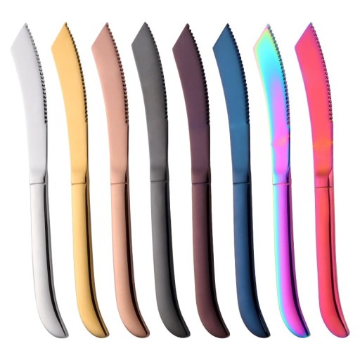 Steakkniv i rustfrit stål, 8 stk.