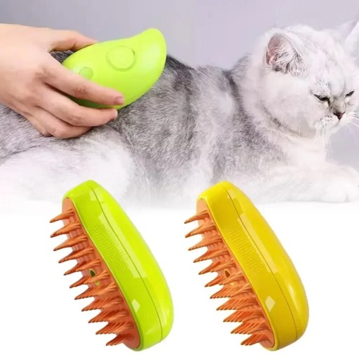 Steam Brush for Cats and Dogs Steam Comb for Dogs Steam Brush for Cats Massage Steam Brush