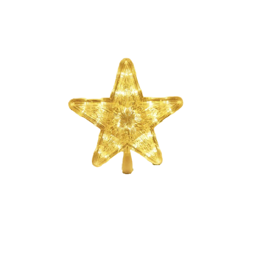 Steaua de Crăciun strălucitoare cu LED 23 cm