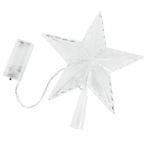 Stella di Natale luminosa a LED 16 cm
