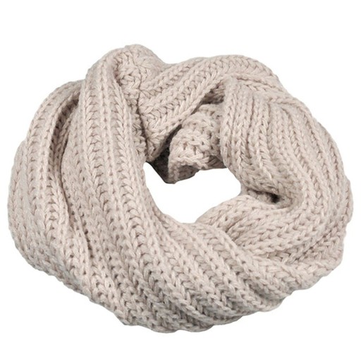 Stickad barnscarf J3236