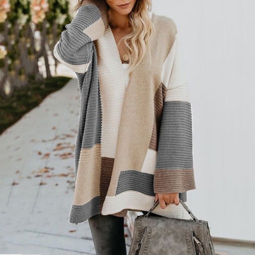 Stickad cardigan för dam A2337