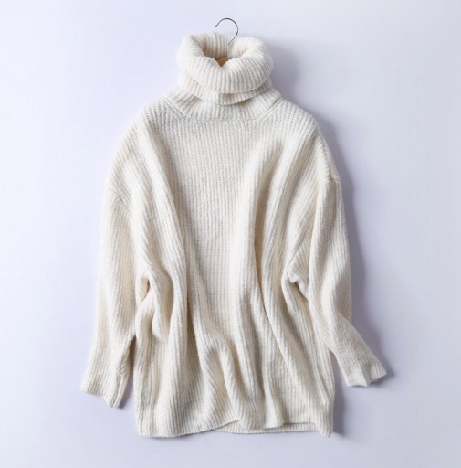 Stickad turtleneck, dam A2931