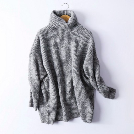 Stickad turtleneck, dam A2931