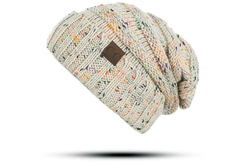 Stickad vinter unisex mössa J2949