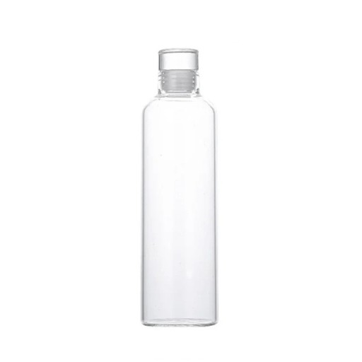 Sticlă din sticlă 500 ml 22,5 × 6,6 cm sticlă sticlă transparentă potrivită pentru mașina de spălat pentru băuturi depozitarea lichidelor acasă călătorii