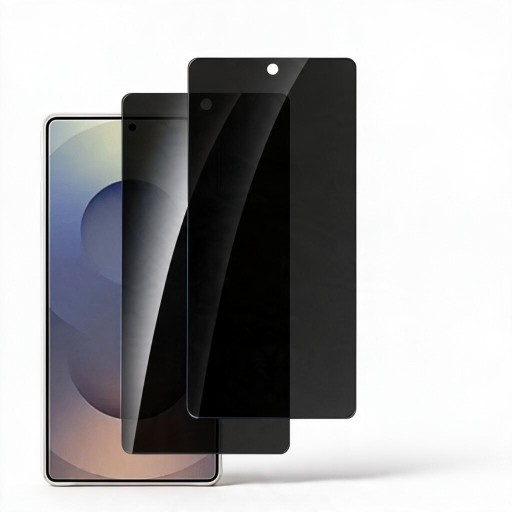 Sticlă întărită anti-spion pentru Samsung Galaxy S25 Ultra Pachet 2 bucăți Protecție privată pentru ecran Împotriva zgârieturilor Neagră