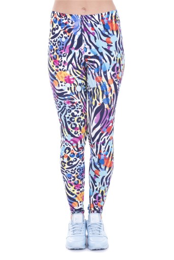 Stilfulde dameleggings med dyreprint