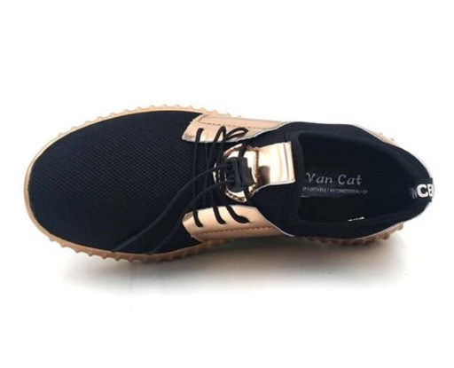 Stilfulde skinnende sneakers J2285