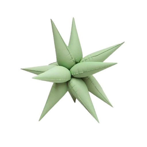 Stjärnfolieballonger Juldekorationer Festdekorationer Färgglada stjärnformade ballonger 3D Uppblåsbar Stjärna Dekorativ Foliestjärna 56 cm 12 st