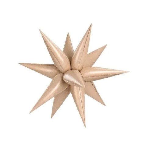 Stjärnfolieballonger Juldekorationer Festdekorationer Färgglada stjärnformade ballonger 3D Uppblåsbar stjärna Dekorativ foliestjärna 56 cm 6 st