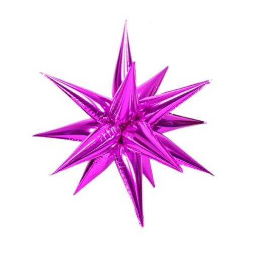 Stjernefolieballoner Julepynt Festpynt Farverige stjerneformede balloner 3D Oppustelige stjerner Dekorative foliestjerner 56 cm 6 stk