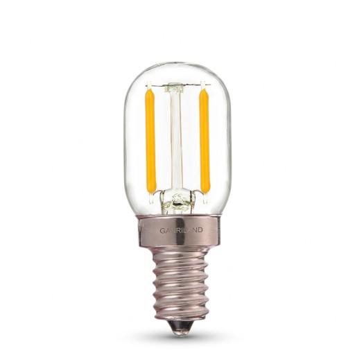 Stmívatelná LED žárovka T20 E14 Trubkový tvar s LED vláknami 1 W 220–240 V 55 x 20 mm Číra baňka Biele svetlo 4500 K Do lámp a svietidiel