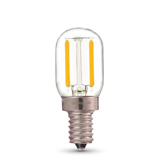 Stmívatelná LED žárovka T20 E14 Trubkový tvar s LED vlákny 1 W 220–240 V 55 x 20 mm Čirá baňka Bílé světlo 4500 K Do lamp a svítidel