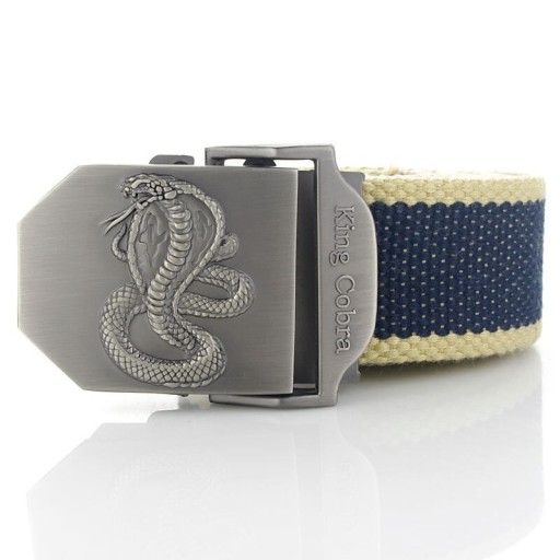 Stoffen riem met cobra