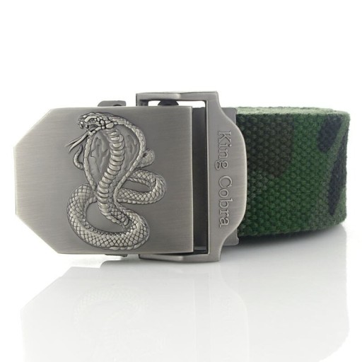 Stoffen riem met cobra