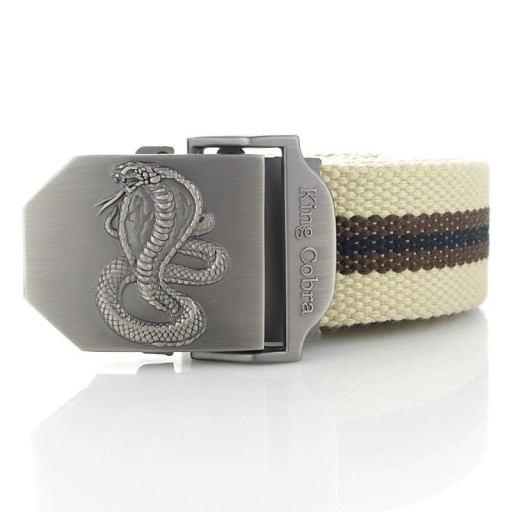 Stoffen riem met cobra