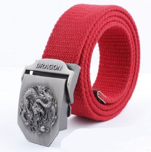 Stoffen riem met draak